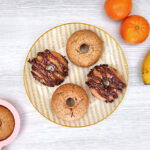 Receta de bollos de plátano y mandarina para niños y bebés