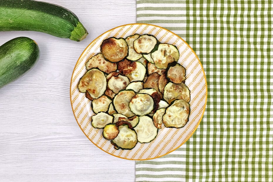 Receta de chips de calabacín para niños y bebés