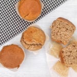 Receta de magdalenas integrales para niños y bebés