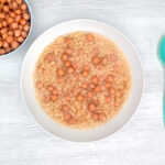 Receta de sopa con garbanzos para niños y bebés