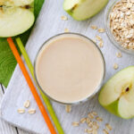 Receta de colada de avena y manzana para bebés
