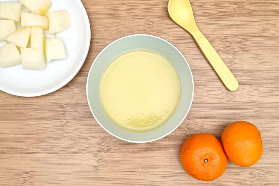 Receta de papilla de melón para bebés