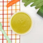 Receta de puré de judías verdes y calabacín para niños y bebés