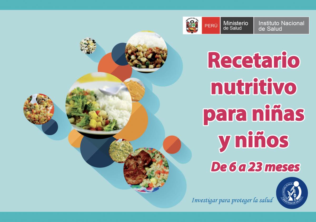 Recetario nutritivo para niñas y niños de 6 a 23 meses