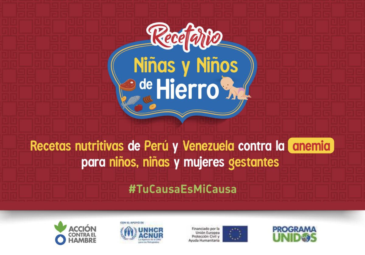 Recetas nutritivas de Perú y Venezuela contra la anemia
para niños, niñas y mujeres gestantes