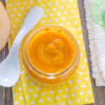 Receta de puré de calabaza con pollo para bebés