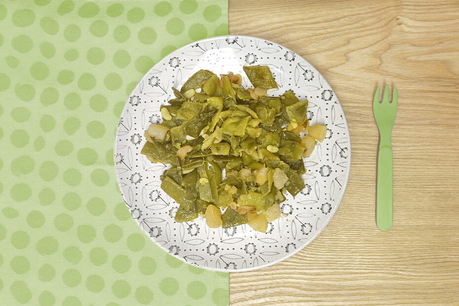 Receta de judías verdes rehogadas para niños y bebés