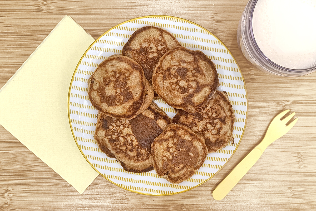 Receta de tortitas de almendra para niños y bebés