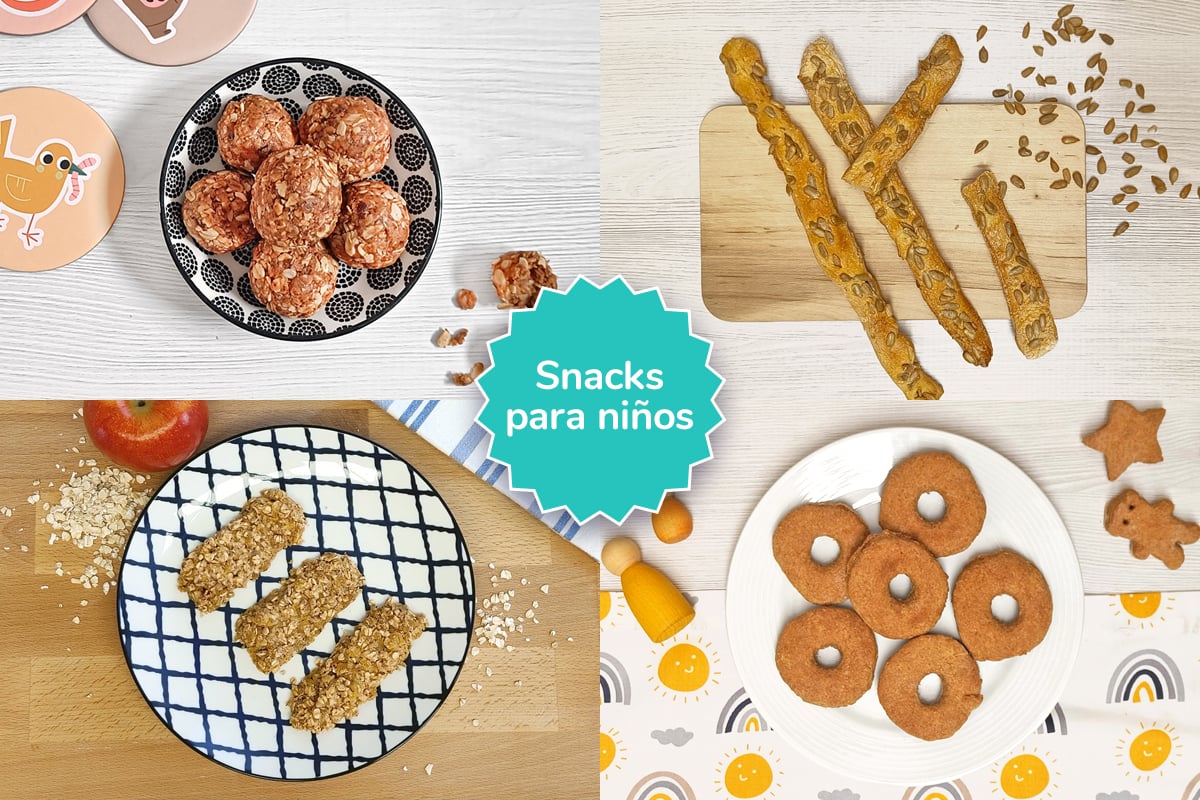 Recetas de snacks saludables para niños