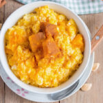 Receta de gachas de arroz y calabaza para bebés