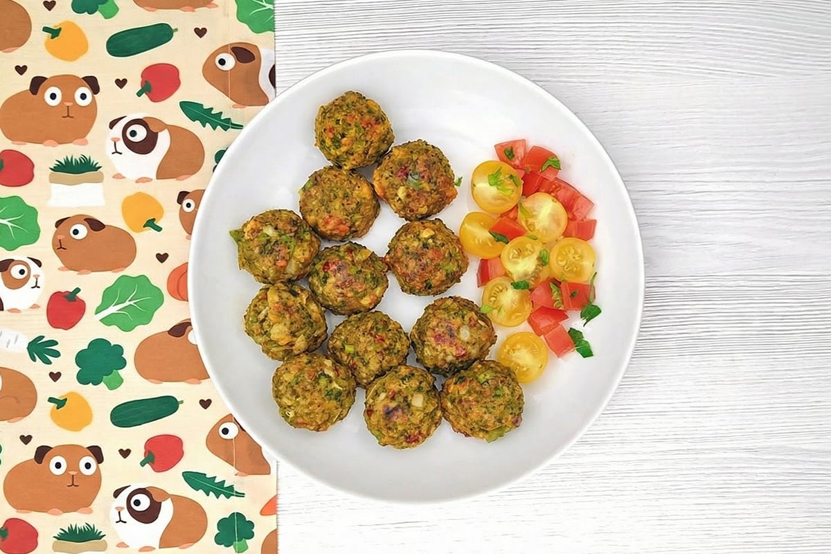 Receta de albóndigas de verduras para niños y bebés