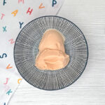 Receta de helado casero de plátano y crema de cacahuete para niños y bebés