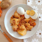 Receta de coliflor con patata y huevo para niños y bebés