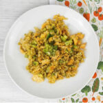 Receta de arroz con brócoli y tortilla para niños y bebés