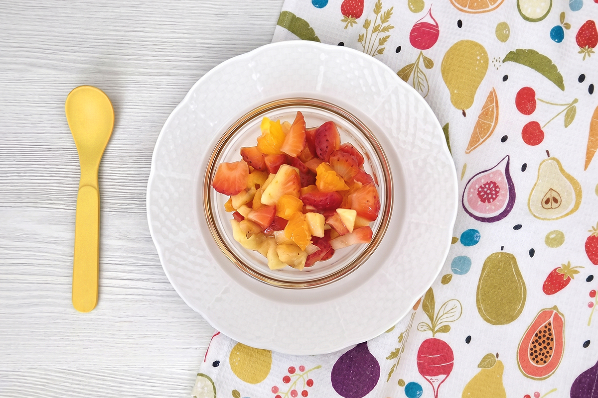 Receta de macedonia de frutas para niños y bebés