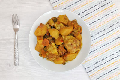 Guiso de pollo con patatas