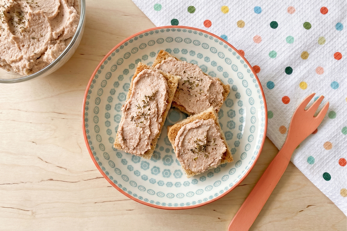 Receta de paté de pollo casero para niños y bebés