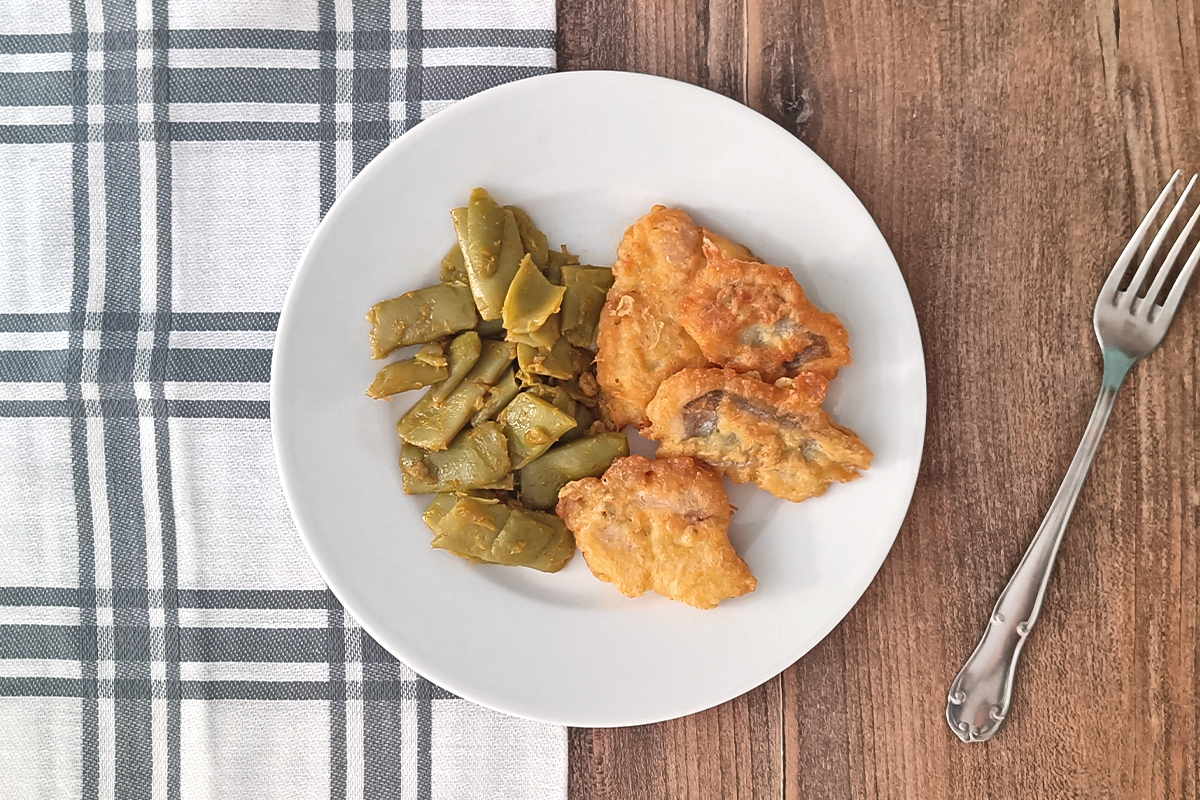 Receta de bacaladillas rebozadas para niños y bebés