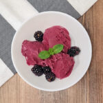 Receta de helado casero de moras para niños y bebés