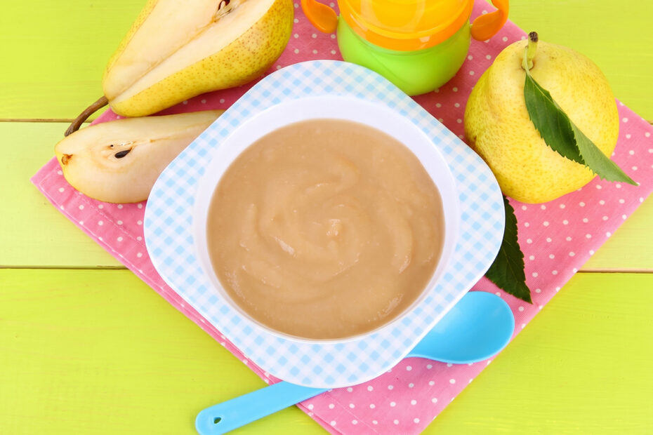 Receta de compota de pera para bebés