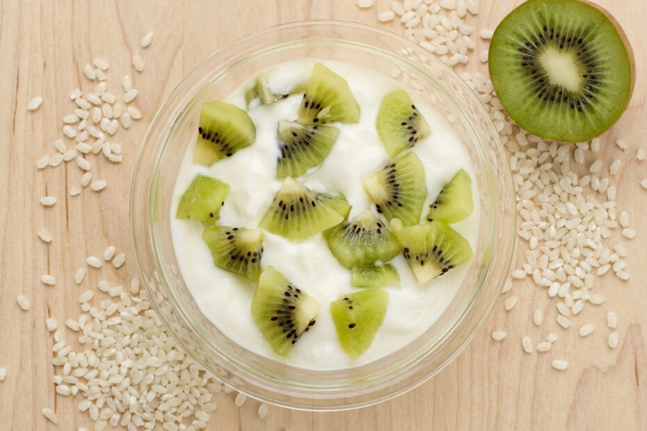 Receta de crema de arroz con kiwi para bebés