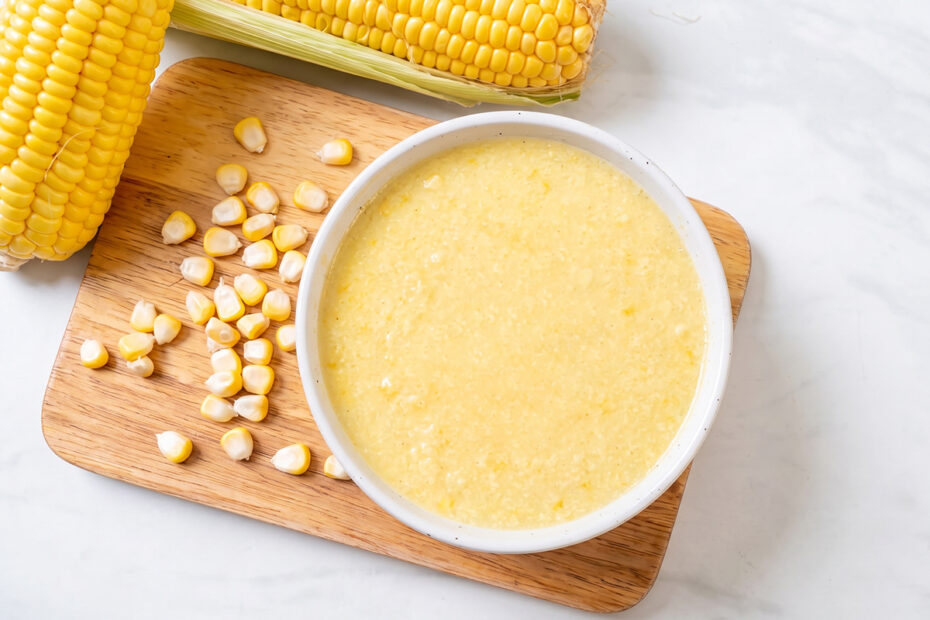 Receta de papilla de elote o maíz para bebés
