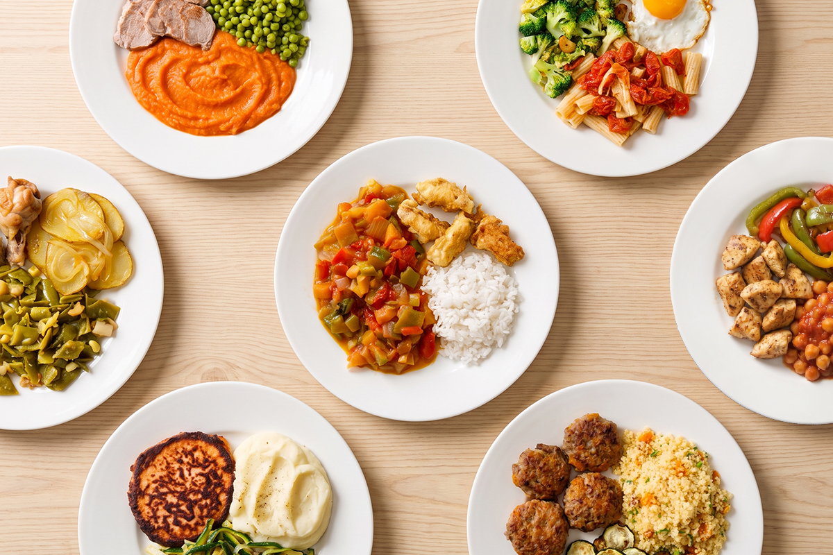 Plato del buen comer para niños: ejemplos fáciles de plato Harvard