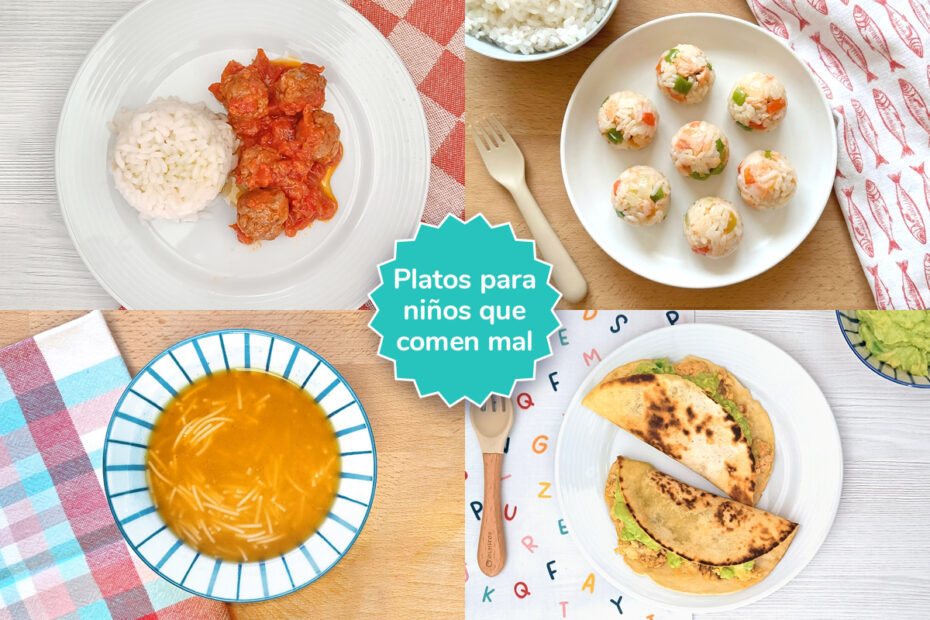 Recetas para niños que comen mal