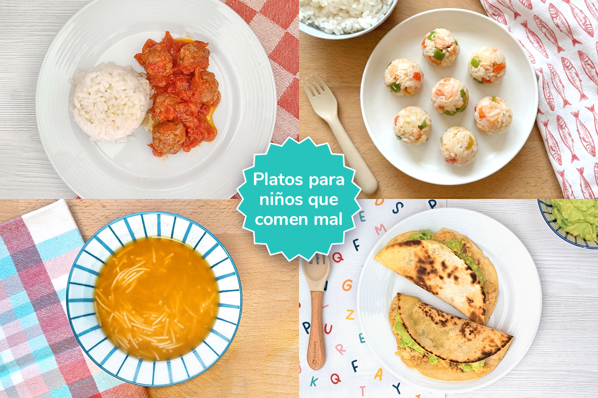 Recetas para niños que comen mal